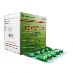 Thuốc kháng sinh DOXYCYLIN - Doxycyclin 100mg Thuốc kháng sinh DOXYCYLIN - Doxycyclin 100mg