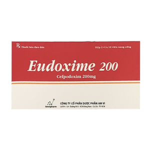 Eudoxime 200 Armephaco 2 vỉ x 10 viên Eudoxime 200 Armephaco 2 vỉ x 10 viên