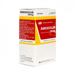 Thuốc kháng sinh Imexpharm Amoxycilin 250mg, Hộp 12 gói