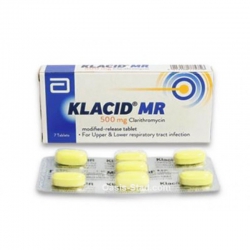 Klacid MR 500mg Abbott, Hộp 1 vỉ x 5 viên Klacid MR 500mg Abbott, Hộp 1 vỉ x 5 viên