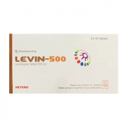 Levin 500mg Hetero 3 vỉ x 10 viên - Điều trị nhiễm trùng Levin 500mg Hetero 3 vỉ x 10 viên - Điều trị nhiễm trùng