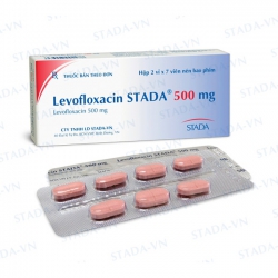 Thuốc kháng sinh Levofloxacin STADA 500 mg Thuốc kháng sinh Levofloxacin STADA 500 mg