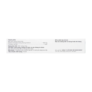 Mecefix-B.E 150mg Merap 2 vỉ x 10 viên Mecefix-B.E 150mg Merap 2 vỉ x 10 viên