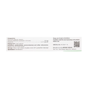 Mecefix-B.E 150mg Merap 2 vỉ x 10 viên Mecefix-B.E 150mg Merap 2 vỉ x 10 viên