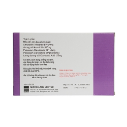 Thuốc kháng sinh NACOVA 625 | Micro India