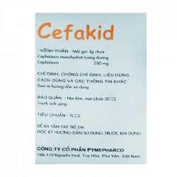 Thuốc kháng sinh PMP Cefakid 250mg