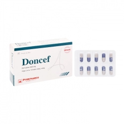 Thuốc kháng sinh PMP Doncef 500mg (Xanh đậm - xám) Thuốc kháng sinh PMP Doncef 500mg (Xanh đậm - xám)