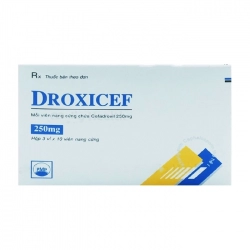 Droxicef 250 mg PMP 3 vỉ x 10 viên - Thuốc kháng sinh Droxicef 250 mg PMP 3 vỉ x 10 viên - Thuốc kháng sinh