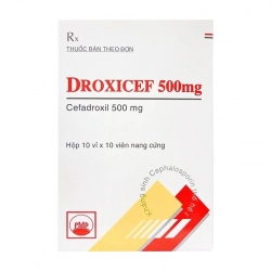 Droxicef 500 mg PMP 10 vỉ x 10 viên - Thuốc kháng sinh Droxicef 500 mg PMP 10 vỉ x 10 viên - Thuốc kháng sinh