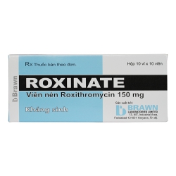 Thuốc kháng sinh ROXINATE - Roxithromycin 150mg