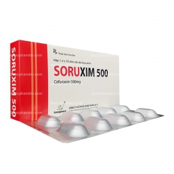 Thuốc kháng sinh SORUXIM 500 - Cefuroxim 500mg
