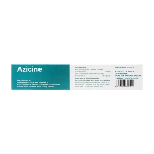 Azicine 250 Stellapharm 1 vỉ x 6 viên (Azithromycin)