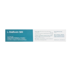 L-Stafloxin 500 Stellapharm 2 vỉ x 7 viên
