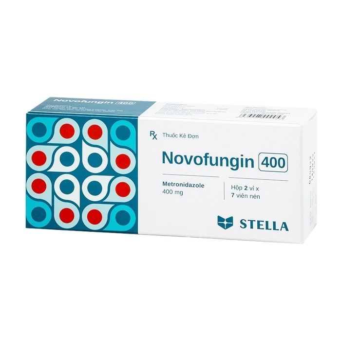 Novofungin 400 Stellapharm 2 vỉ x 7 viên Novofungin 400 Stellapharm 2 vỉ x 7 viên