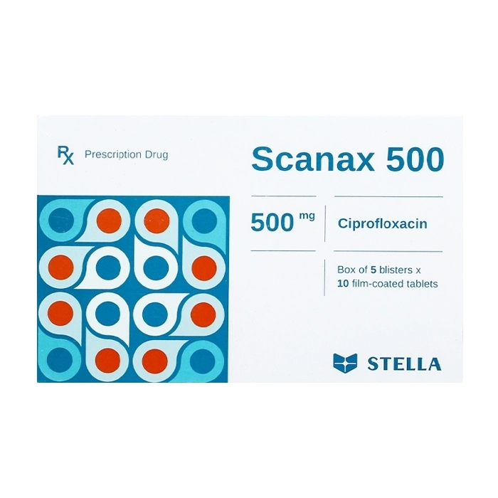 Scanax 500 Stellapharm 5 vỉ x 10 viên Scanax 500 Stellapharm 5 vỉ x 10 viên