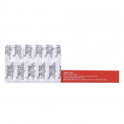 Thuốc kháng sinh Sulcilat 750mg, Hộp 1 vỉ x 10 viên