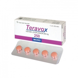 Thuốc kháng sinh TERAVOX 250 Levofloxacin 250mg Thuốc kháng sinh TERAVOX 250 Levofloxacin 250mg