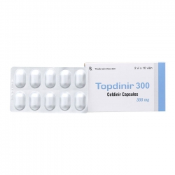 Thuốc kháng sinh Topdinir 300mg, Hộp 20 viên Thuốc kháng sinh Topdinir 300mg, Hộp 20 viên