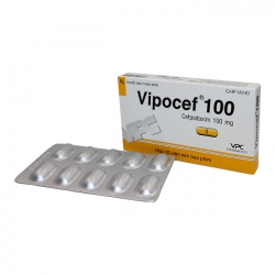 Vipocef 100 Pharimexco 1 vỉ x 10 viên