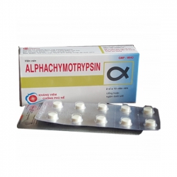 Alphachymotrypsin Armepharco Hộp 2 vỉ x 10 viên Alphachymotrypsin Armepharco Hộp 2 vỉ x 10 viên