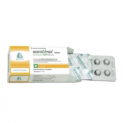 Bostrypsin 4200 Boston, Hộp 2 vỉ x 10 viên