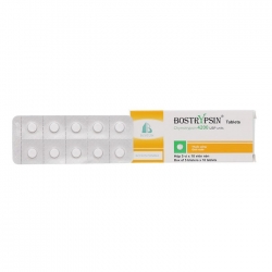 Bostrypsin Boston, Hộp 5 vỉ x 10 viên Bostrypsin Boston, Hộp 5 vỉ x 10 viên
