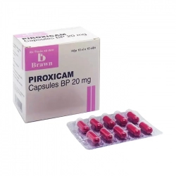 Thuốc kháng viêm Brawn Piroxicam 20mg, Hộp 100 viên Thuốc kháng viêm Brawn Piroxicam 20mg, Hộp 100 viên
