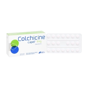 Colchicine Capel 1mg Mayoly Spindler 1 vỉ x 20 viên (Colchicine)