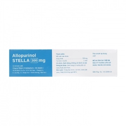 Thuốc kháng viêm giảm đau Stella Allopurinol Stella 300mg Thuốc kháng viêm giảm đau Stella Allopurinol Stella 300mg