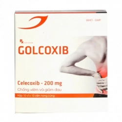 Thuốc kháng viêm Golcoxib 200mg Medisun Thuốc kháng viêm Golcoxib 200mg Medisun