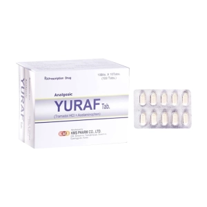 Yuraf Tab. KMS Pharm 10 vỉ x 10 viên Yuraf Tab. KMS Pharm 10 vỉ x 10 viên