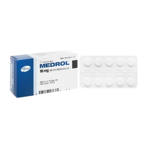 Medrol 16mg Pfizer 3 vỉ x 10 viên