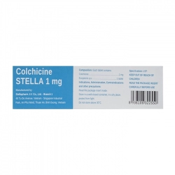 Colchicine Stella 1mg 2 vỉ x 10 viên Colchicine Stella 1mg 2 vỉ x 10 viên