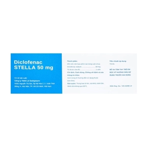Diclofenac Stella 50mg 5 vỉ x 10 viên