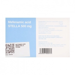 Mefenamic Acid Stella 500mg 100 viên Mefenamic Acid Stella 500mg 100 viên