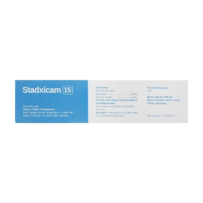 Stadxicam 15 Stellapharm 3 vỉ x 10 viên