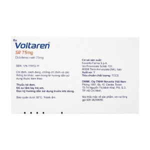 Voltaren SR 75mg Novartis 10 vỉ x 10 viên