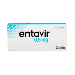 Entavir 0.5mg Cipla, Hộp 10 viên