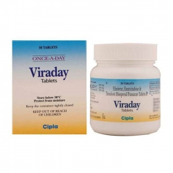 Thuốc kháng virus Cipla Viraday, Hộp 30 viên