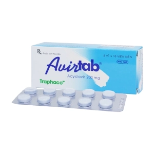Avirtab Traphaco 5 vỉ x 10 viên - Thuốc kháng virus Avirtab Traphaco 5 vỉ x 10 viên - Thuốc kháng virus