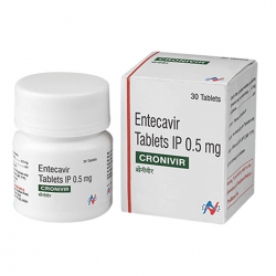 Cronivir Entecavir 0.5mg Hetero, Hộp 30 viên