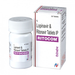 Thuốc kháng virus Hetero Ritocom, Hộp 30 viên Thuốc kháng virus Hetero Ritocom, Hộp 30 viên