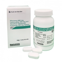 Thuốc kháng Virus Macleods Efavirenz 600mg, Lamivudine 300mg and Tenofovir 300mg ( Thuốc TLE ) Thuốc kháng Virus Macleods Efavirenz 600mg, Lamivudine 300mg and Tenofovir 300mg ( Thuốc TLE )