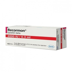 Thuốc kích thích tạo hồng cầu Roche Recormon 4000IU 6 bơm tiêm 0.3ml Thuốc kích thích tạo hồng cầu Roche Recormon 4000IU 6 bơm tiêm 0.3ml