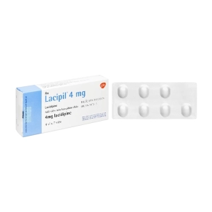 Lacipil 4mg GSK 4 vỉ x 7 viên (Lacidipine)