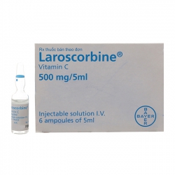 Thuốc Laroscorbine 500mg/5ml, Hộp 6 ống