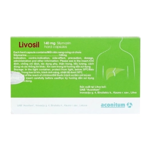 Livosil 140mg Aconitum 8 vỉ x 15 viên (Silymarin)