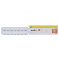 Thuốc Losar-Denk 50mg, Losartan Kali 50mg, Hộp 28 viên