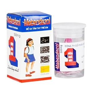 Mebendazol 500mg Nam Hà 1 viên Mebendazol 500mg Nam Hà 1 viên