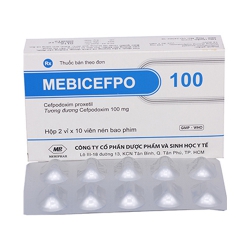 Thuốc Mebicefpo 100mg, Hộp 2 vỉ x 10 viên Thuốc Mebicefpo 100mg, Hộp 2 vỉ x 10 viên